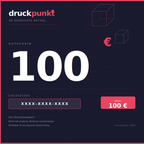 druckpunkt Gutschein 100 Euro – Geschenkgutschein für 3D-gedruckte Figuren