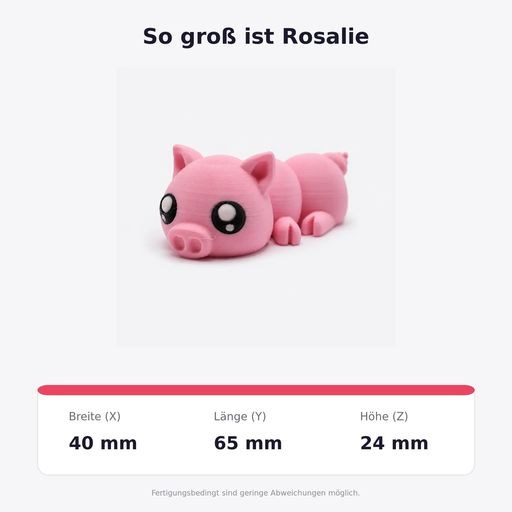 Rosalie – Abmessungen in Millimetern
