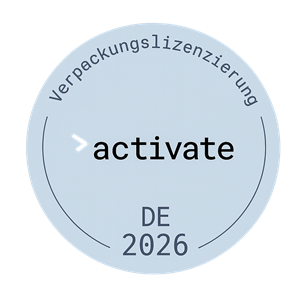 druckpunkt – Verpackungslizenz Badge, lizenziert nach Verpackungsgesetz